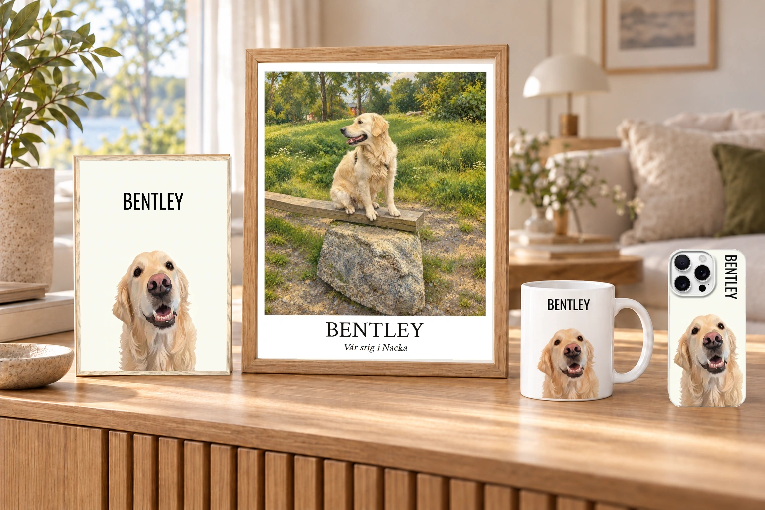 Bentley – från foto till personliga produkter