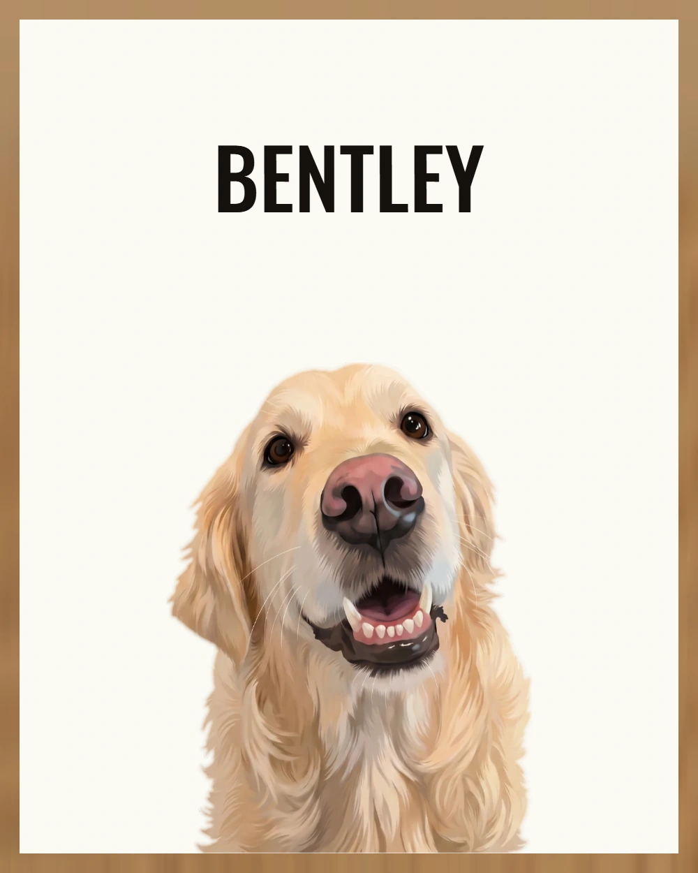 Personligt hundporträtt – Bentley
