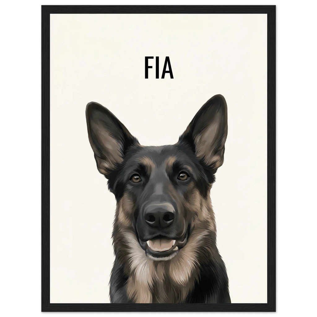 Custom pet portrait