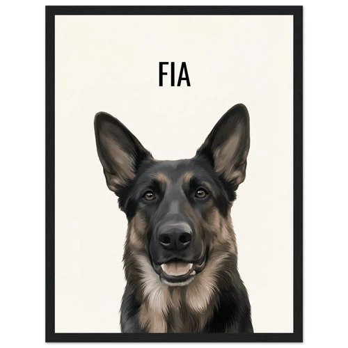 Custom pet portrait